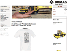 Tablet Screenshot of bomag-shop.com